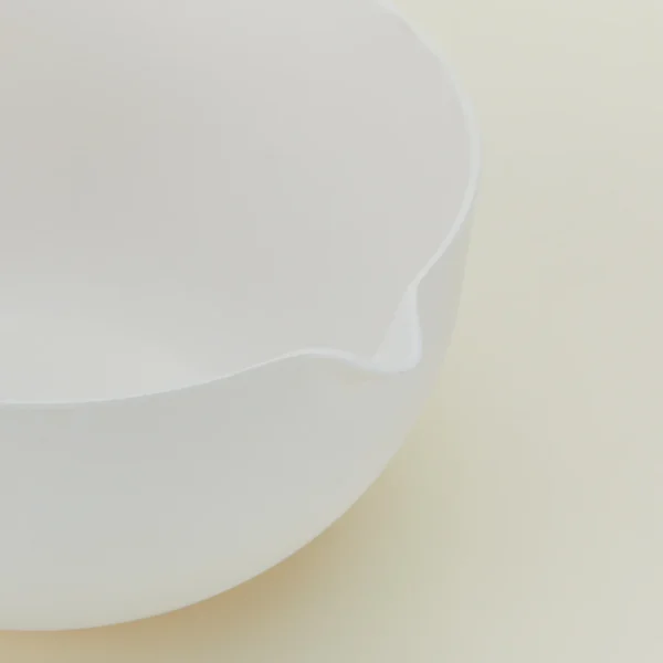 Essential Mixing Bowls Ivory close up.