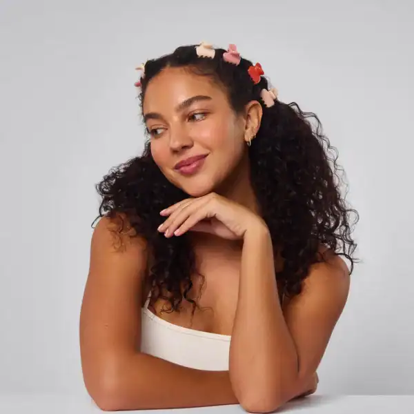 Kitsch Cherry Blossom Cloud Mini Hair Clips 8 Pk - Image 4