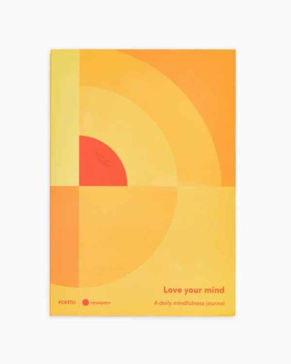 Front of the Poketo x Headspace Journal.