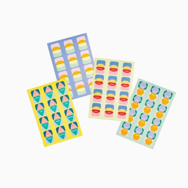 Poketo Vibrant Sticker Tabs