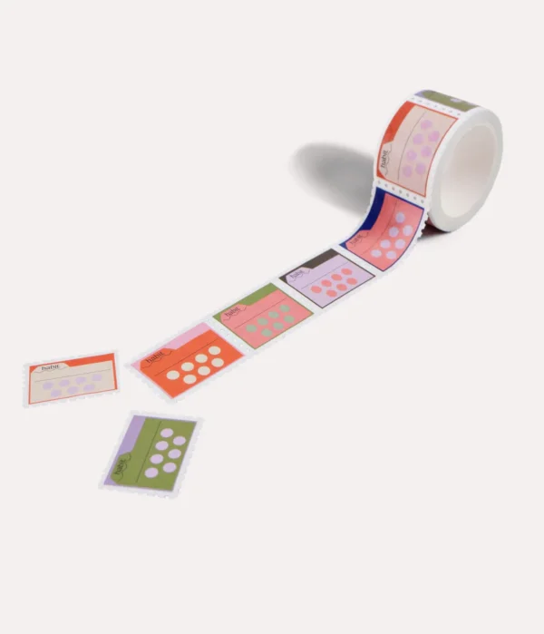 The Completist Habit Tracker Stamp Washi Tape - Image 2
