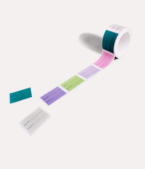 The Completist Day + Date Stamp Washi Tape - Image 2