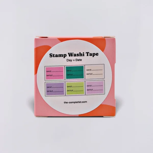 The Completist Day + Date Stamp Washi Tape