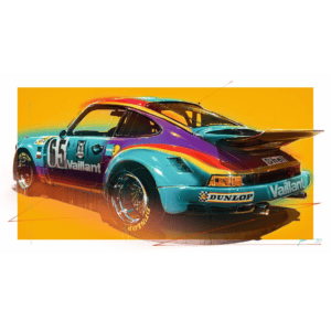 Stephen Selzler Print - "NO. 65 RSR"