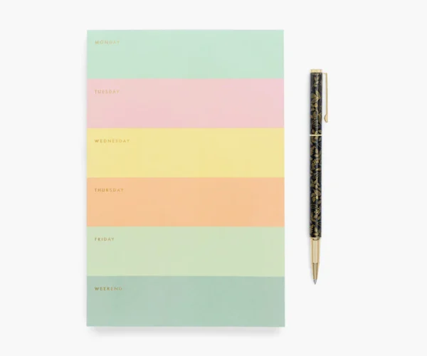 Rifle Paper Co: COLOUR BLOCK WEEKLY DESK PAD - Image 2