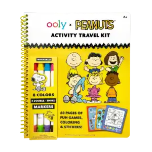 OOLY x Peanuts: Activity Travel Kit & Double-Ended Markers