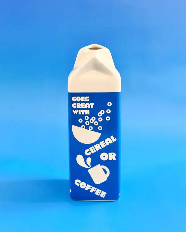Bando Oat Milk Ceramic Vase - Image 3