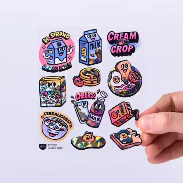 OMY Fabulous Stickers - Milk - Image 3