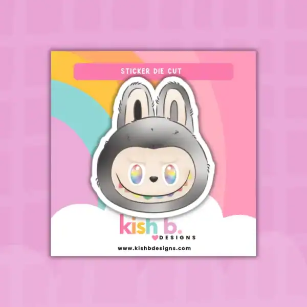 Labubu Face Stickers - Image 3