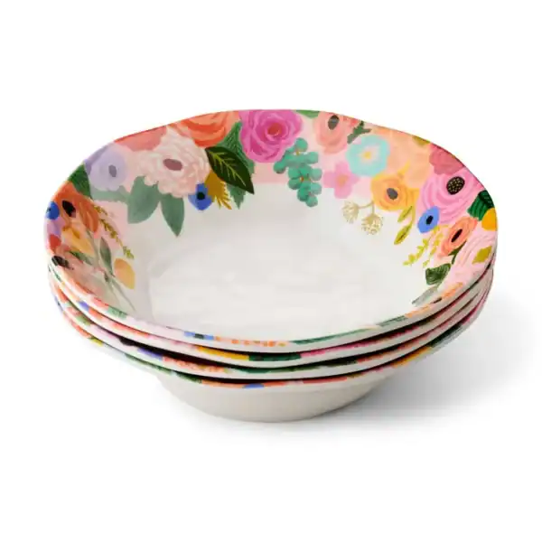 Rifle Paper Co: Garden Party Melamine Assorted Bowls