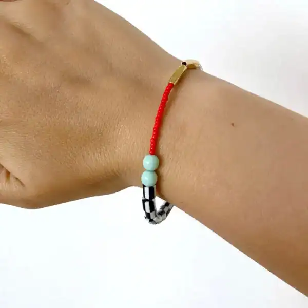 Loela Dotted Beaded Bracelet - Image 5