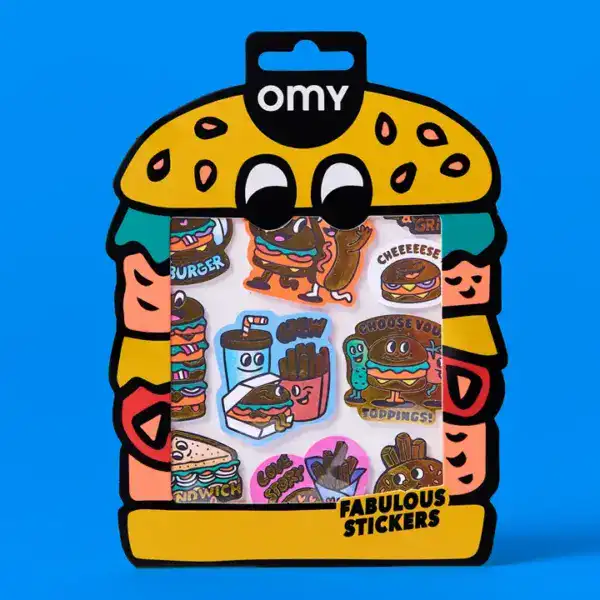 OMY Fabulous Stickers - Burger