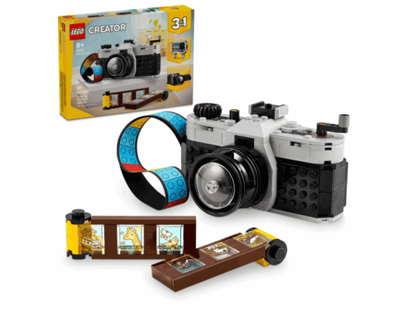 LEGO Creator Retro Camera 3-in-1 | Build 3 LEGO Toys In 1 Set