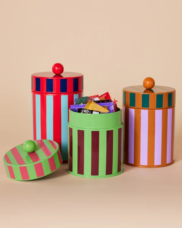Dusen Dusen Stripe Canisters | The Colour Market - Image 6