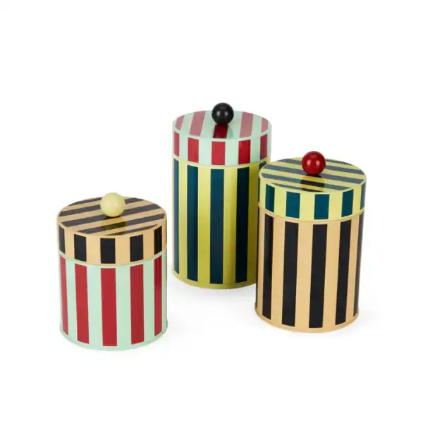 Dusen Dusen Striped Canisters Dark - Image 2