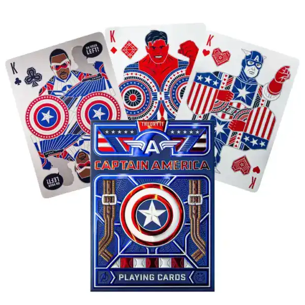 Theory11 Captain America Playing Cards
