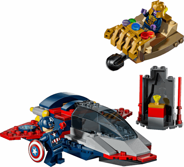 Lego Marvel Captain America vs Thanos - Image 2