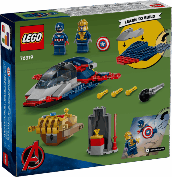 Lego Marvel Captain America vs Thanos - Image 3