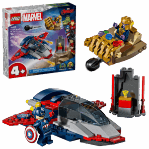 Lego Marvel Captain America vs Thanos