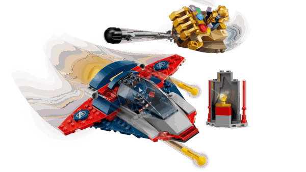Lego Marvel Captain America vs Thanos - Image 7
