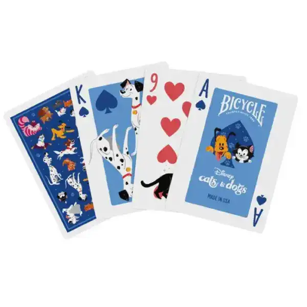 Bicycle Disney Cats and Dogs Playing Cards - Image 3