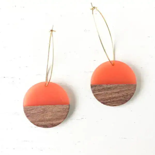 Midcentury Round Earrings | Stoll & Heart
