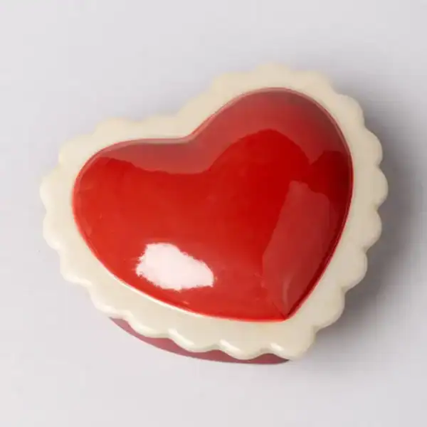 Bando Heart Ceramic Trinket Box - Image 2