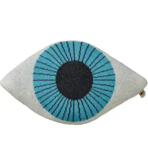Donna Wilson Blue Eye Shaped Cushion