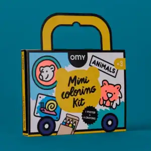 OMY Mini Pocket Colouring - Animals