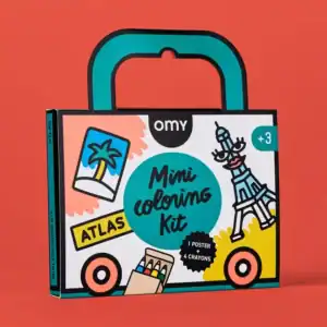 OMY Mini Pocket Colouring - Atlas