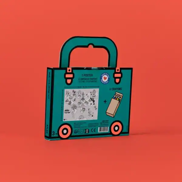 OMY Mini Pocket Colouring - Atlas - Image 5