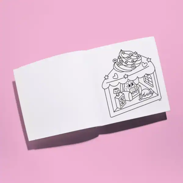 OMY Cozy Colouring Book - Kawaii - Image 2