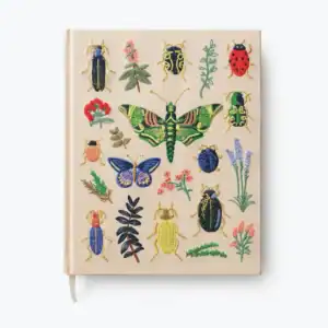 Rifle Paper Co: Curio Embroidered Fabric Sketchbook