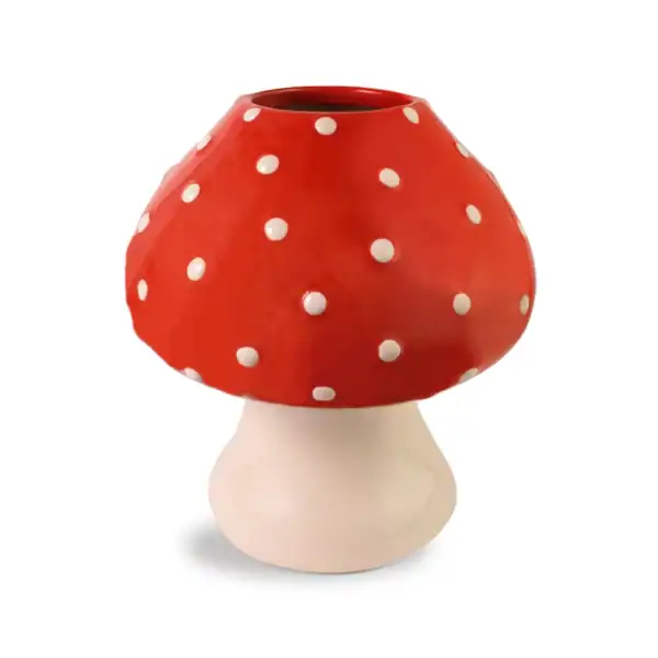 Bando Ceramic Vase - Mushroom | Whimsical Décor