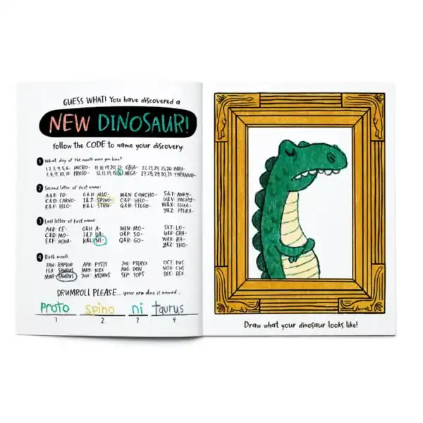 Dinosaurs Coloring + Activity: Mazes, Puzzles, Jokes + More - Image 2