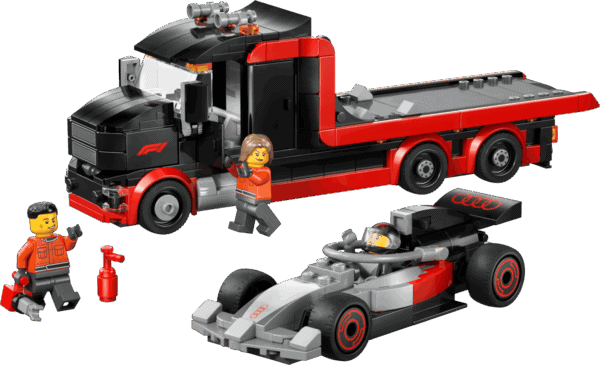 LEGO F1 Display Truck with Audi F1 Race Car - Image 5