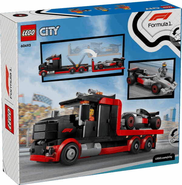 LEGO F1 Display Truck with Audi F1 Race Car - Image 6