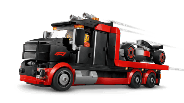 LEGO F1 Display Truck with Audi F1 Race Car - Image 4