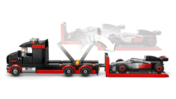 LEGO F1 Display Truck with Audi F1 Race Car - Image 3