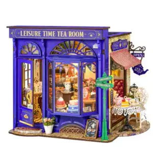 Robotime Rolife Leisure Time Tea Room | DIY Miniature