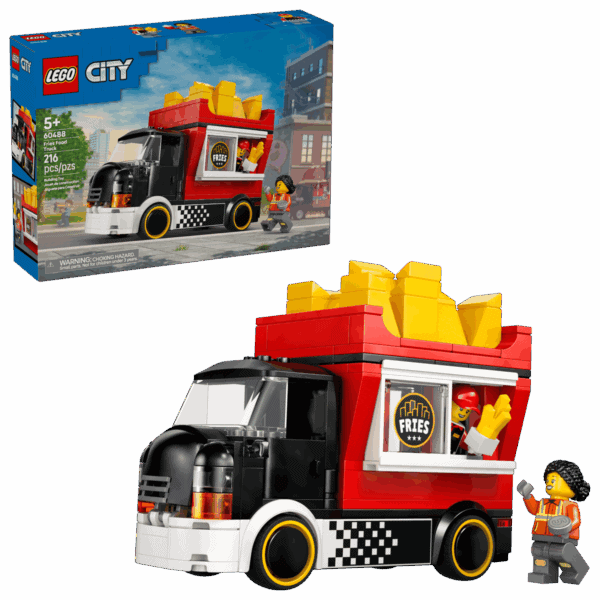 Lego Fries Food Truck Product Packaging and What It Looks Like Inside