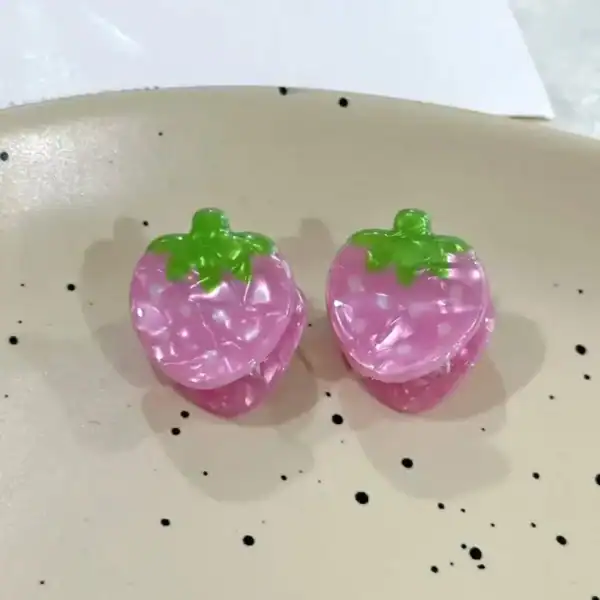 Cute Acrylic Fruit Hairclips - Image 5