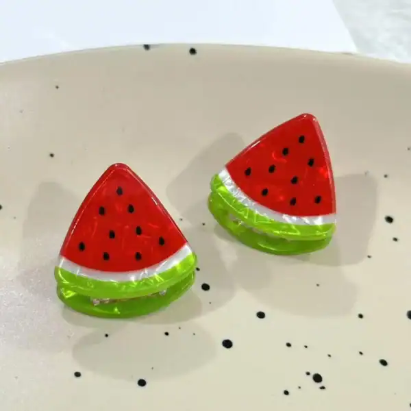 Cute Acrylic Fruit Hairclips - Image 3