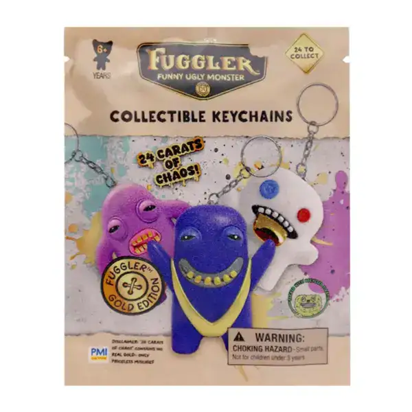 Fuggler Funny Ugly Monster Gold Edition Keychain