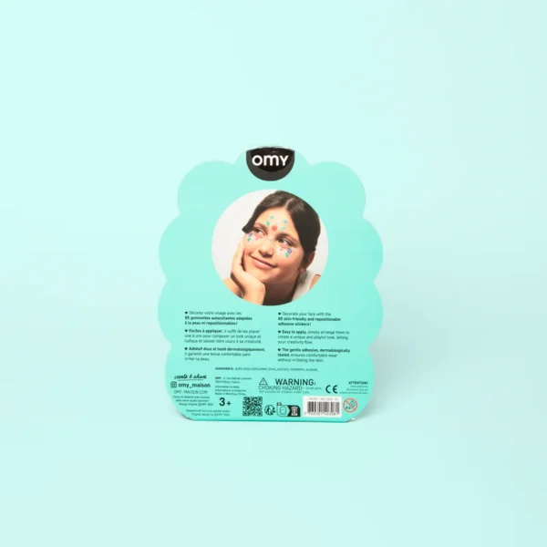 OMY Flower Face Stickers - Image 5