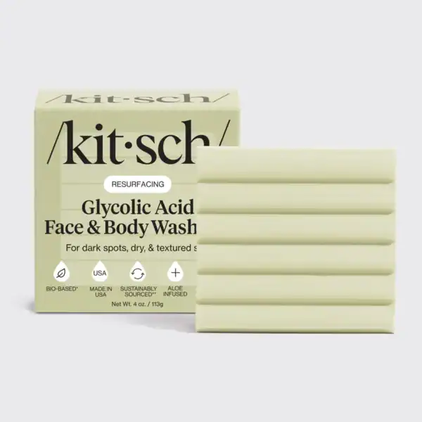 Kitsch Glycolic Acid Exfoliating Fash and Body Wash