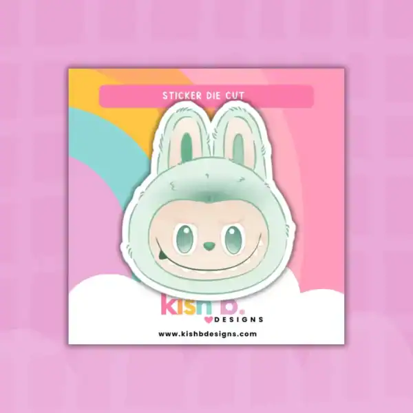 Labubu Face Stickers - Image 5