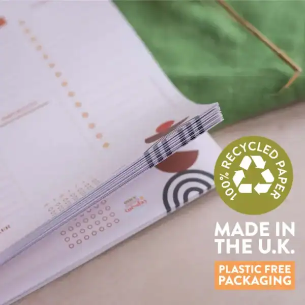 A4 Weekly Planner Pad | Abstract Boho - Image 3