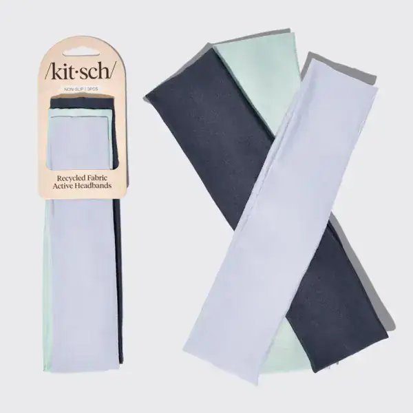 Kitsch Recycled Fabric Active Headbands - Image 5