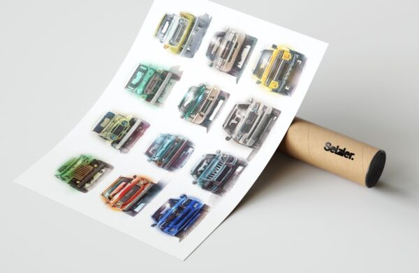 Stephen Selzler Print - "HISTORIC TOYOTA LAND CRUISER" - Image 4